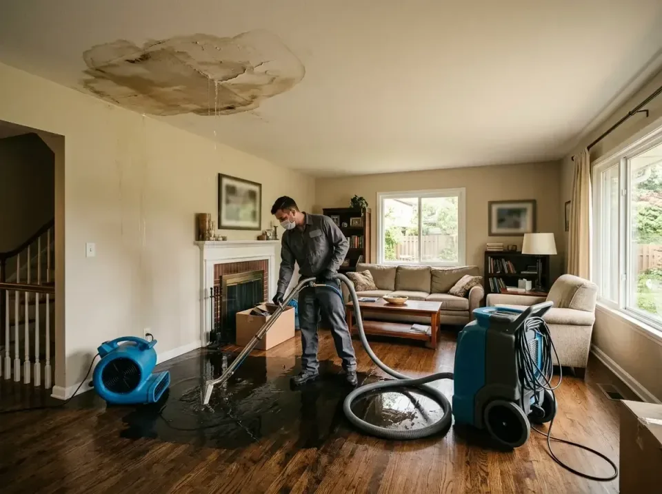 attic-pipe-burst-ceiling-drip-008 — frequently asked questions, Water Damage Restoration & Carpet Care in Conroe, TX